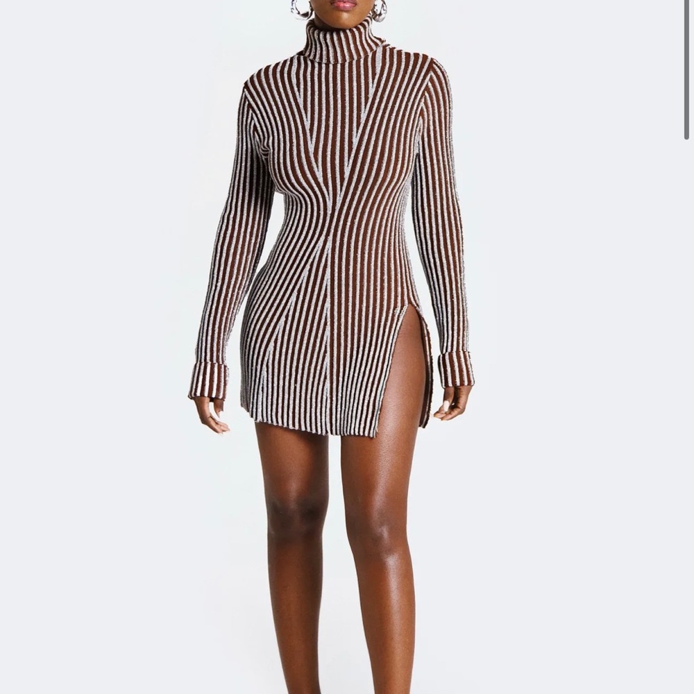 Hanifa Cici Mini Knit Dress